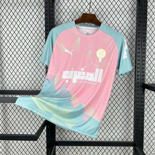 Maillot Maroc Concept Rose & Bleu 2025-26 : vue avant