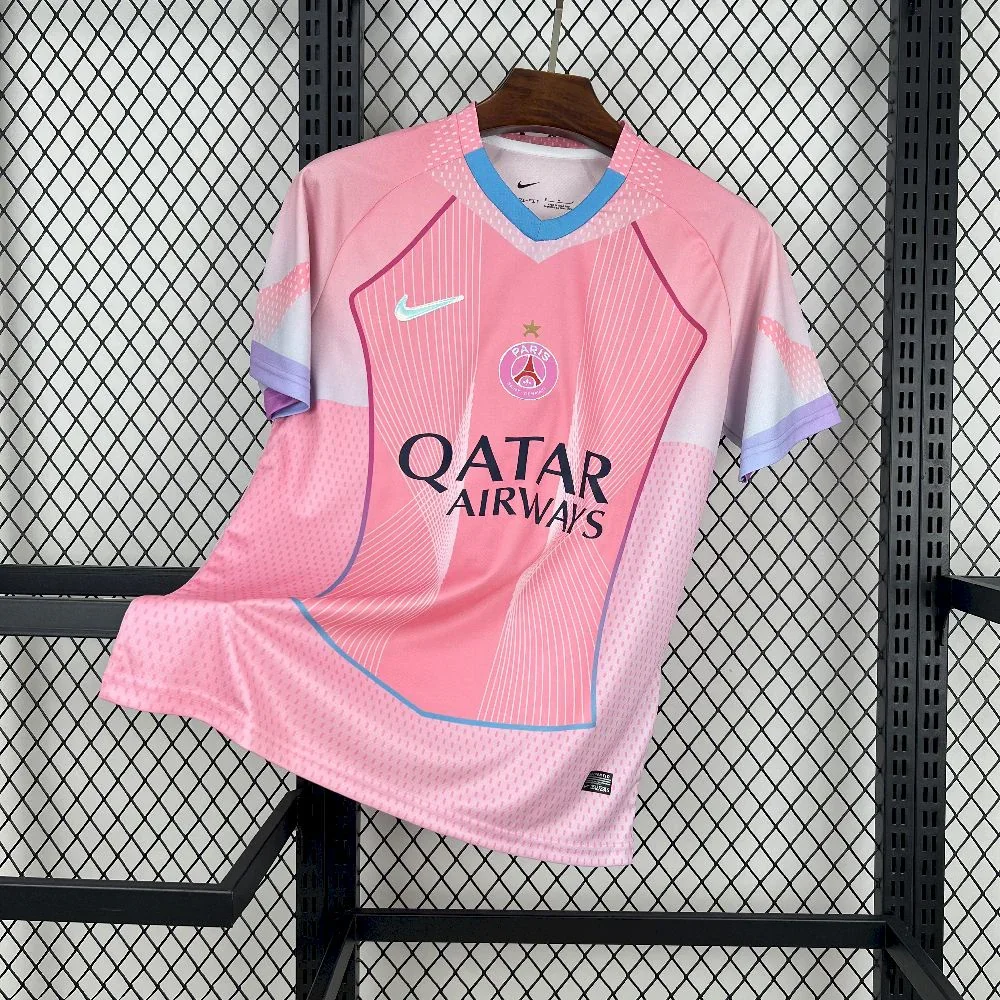 Maillot PSG Concept Rose 2025-26 : vue avant