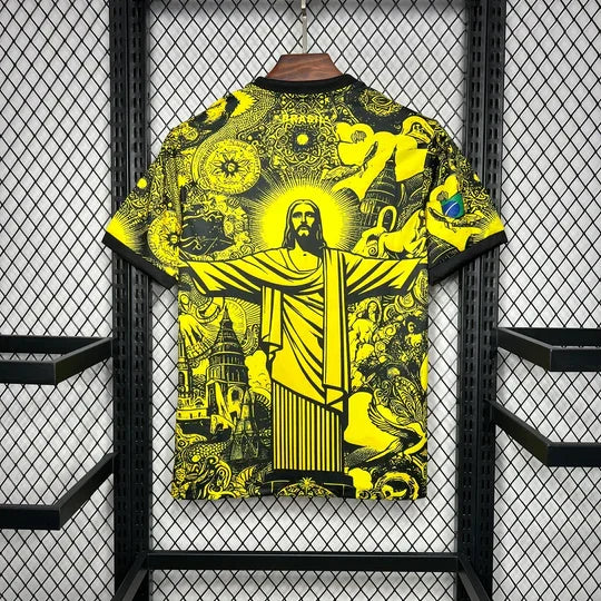 Maillot Brésil Concept Jaune 2024 : vue arrière