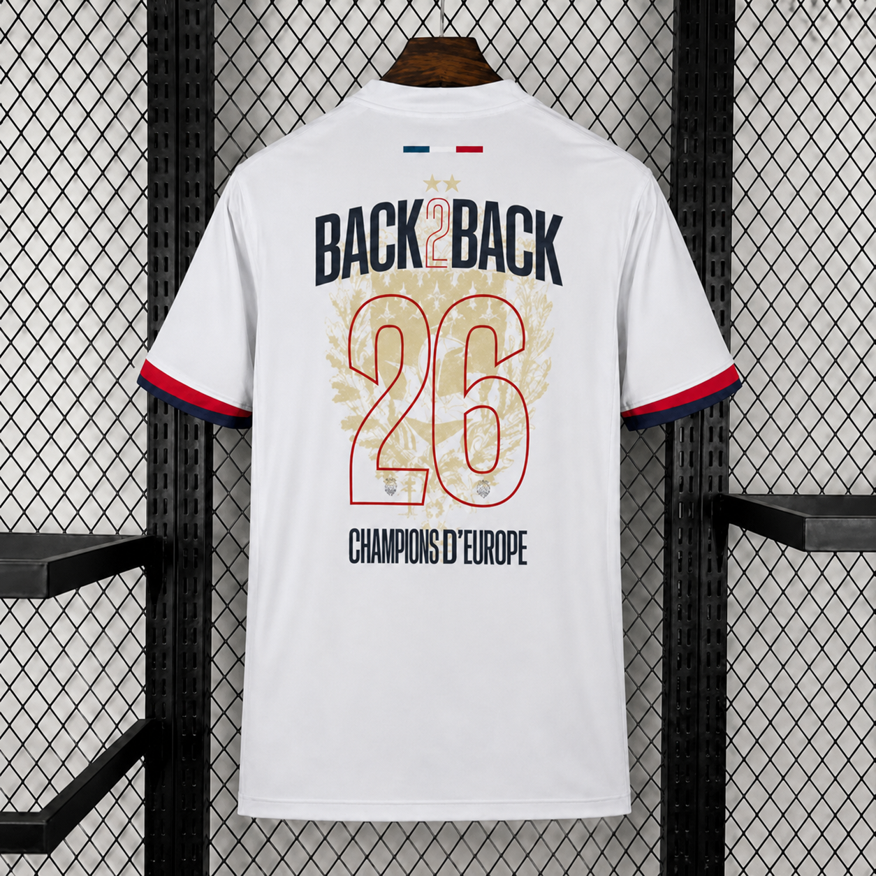 Maillot Collector Extérieur PSG Edition Back 2 Back : vue avant
